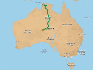 2,200km of outback Australia